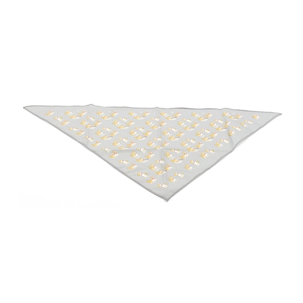 Pet Bandana Medium Sublimation Polyester Full Color - Pet Bandana Medium Sublimation Polyester Full Color - Image 2 of 3