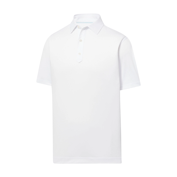 FootJoy Solid Lisle Set on Placket Polo - FootJoy Solid Lisle Set on Placket Polo - Image 0 of 18