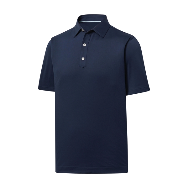 FootJoy Solid Lisle Set on Placket Polo - FootJoy Solid Lisle Set on Placket Polo - Image 4 of 18