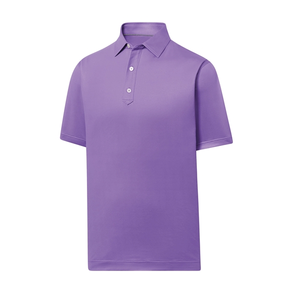 FootJoy Solid Lisle Set on Placket Polo - FootJoy Solid Lisle Set on Placket Polo - Image 5 of 18