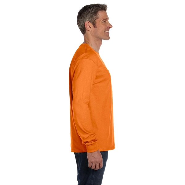 Hanes Men's Authentic-T Long-Sleeve Pocket T-Shirt - Hanes Men's Authentic-T Long-Sleeve Pocket T-Shirt - Image 46 of 68