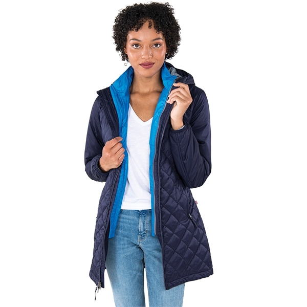 Women's Lithium Quilted Hooded Parka - Women's Lithium Quilted Hooded Parka - Image 3 of 15