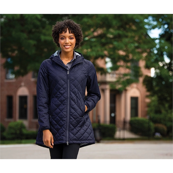 Women's Lithium Quilted Hooded Parka - Women's Lithium Quilted Hooded Parka - Image 7 of 15