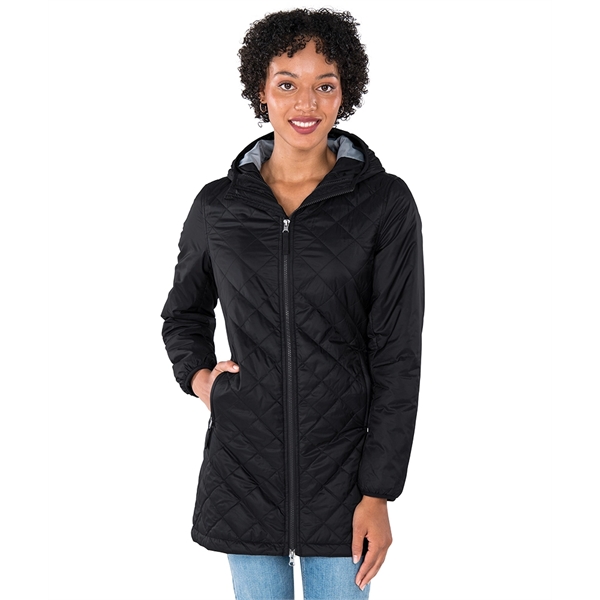 Women's Lithium Quilted Hooded Parka - Women's Lithium Quilted Hooded Parka - Image 9 of 15