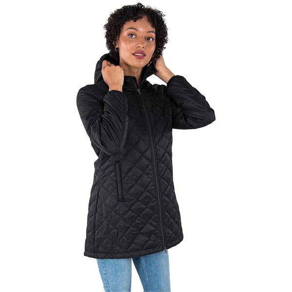 Women's Lithium Quilted Hooded Parka - Women's Lithium Quilted Hooded Parka - Image 10 of 15