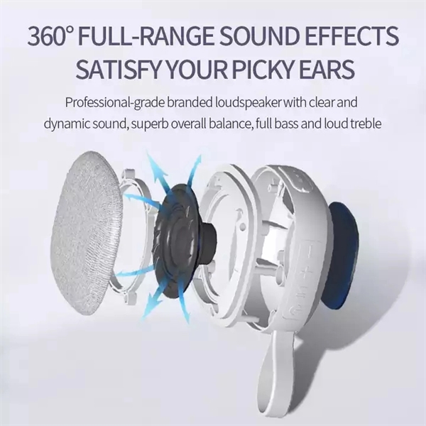 Waterproof Mini Magnetic Bluetooth Speaker For Outdoor - Waterproof Mini Magnetic Bluetooth Speaker For Outdoor - Image 3 of 4