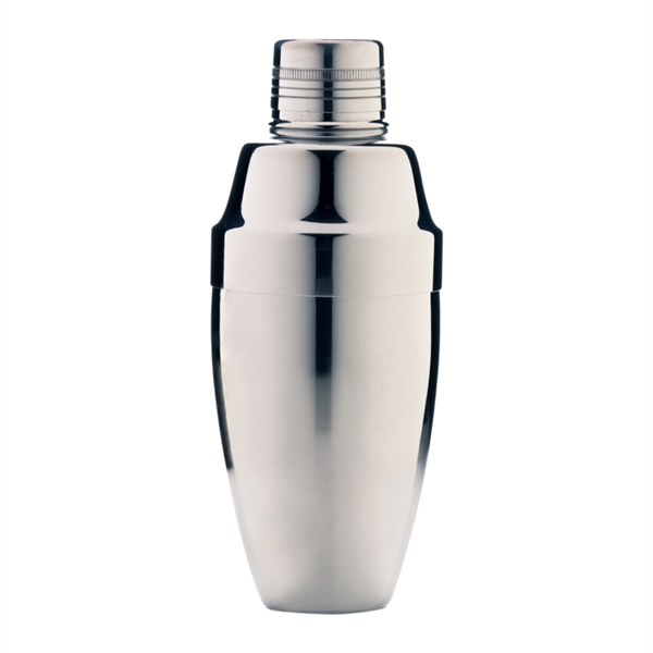 Stainless Steel Cobbler Cocktail Shaker (3-Piece) - Stainless Steel Cobbler Cocktail Shaker (3-Piece) - Image 1 of 5
