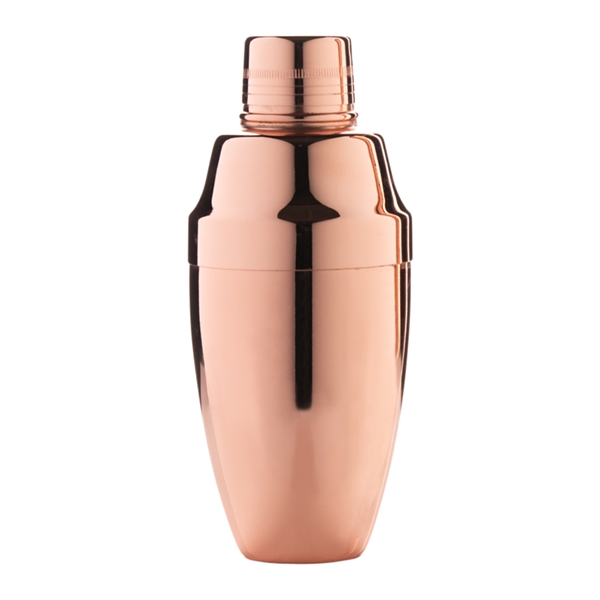 Stainless Steel Cobbler Cocktail Shaker (3-Piece) - Stainless Steel Cobbler Cocktail Shaker (3-Piece) - Image 3 of 5