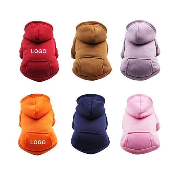 Pet Dog Hoodie With Pocket - Pet Dog Hoodie With Pocket - Image 2 of 2