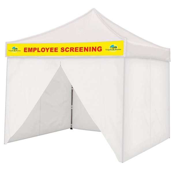 Fully Enclosed Tent with Detachable Graphic - Fully Enclosed Tent with Detachable Graphic - Image 1 of 13