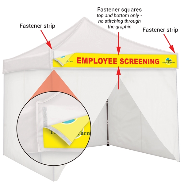 Fully Enclosed Tent with Detachable Graphic - Fully Enclosed Tent with Detachable Graphic - Image 2 of 13