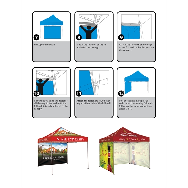 Fully Enclosed Tent with Detachable Graphic - Fully Enclosed Tent with Detachable Graphic - Image 13 of 13