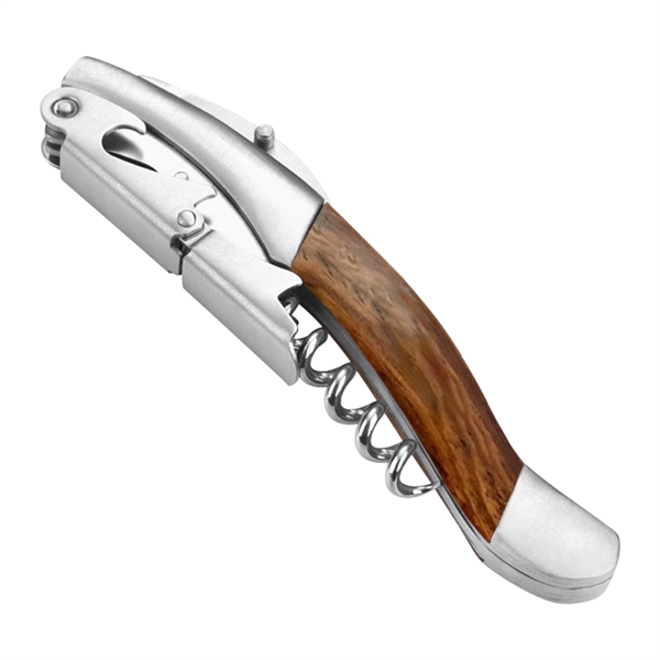 Executive Heavyweight Wooden Waiters Corkscrew with Gift Box - Executive Heavyweight Wooden Waiters Corkscrew with Gift Box - Image 2 of 10