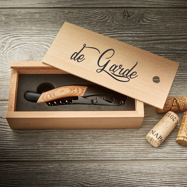 Executive Heavyweight Wooden Waiters Corkscrew with Gift Box - Executive Heavyweight Wooden Waiters Corkscrew with Gift Box - Image 7 of 10