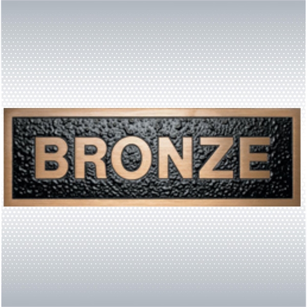 8" x 3" Custom Bronze Plaque - 8" x 3" Custom Bronze Plaque - Image 0 of 1