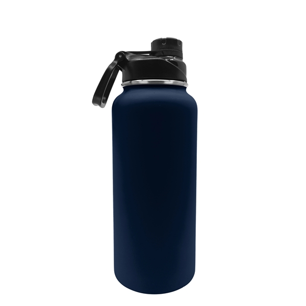 32.5 oz Rubberized Stainless Steel Water Bottle - 32.5 oz Rubberized Stainless Steel Water Bottle - Image 5 of 11