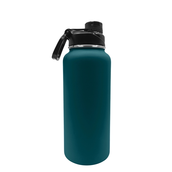 32.5 oz Rubberized Stainless Steel Water Bottle - 32.5 oz Rubberized Stainless Steel Water Bottle - Image 9 of 11