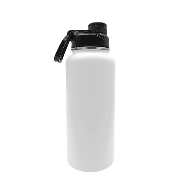 32.5 oz Rubberized Stainless Steel Water Bottle - 32.5 oz Rubberized Stainless Steel Water Bottle - Image 10 of 11