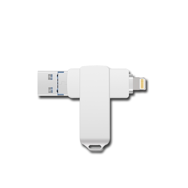 Talman 3 in 1 Multifunctional OTG USB Flash Drive - Talman 3 in 1 Multifunctional OTG USB Flash Drive - Image 3 of 4