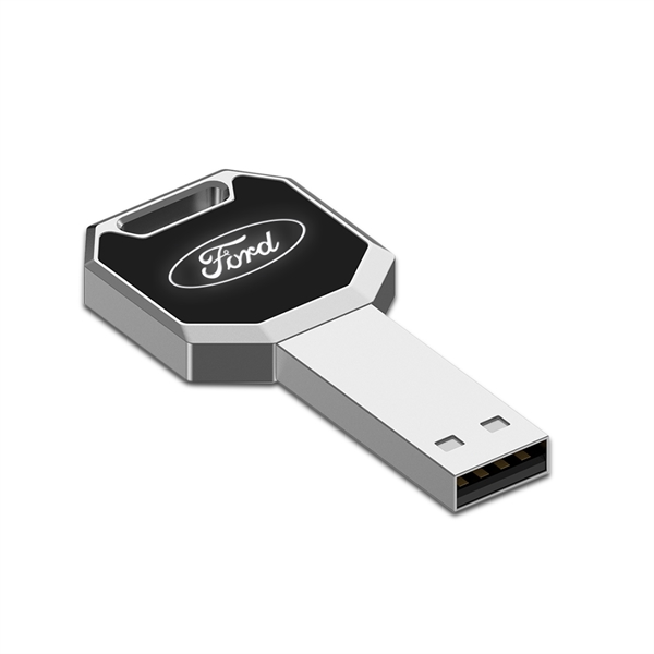 Edison Park Light-Up KEY USB Flash Drive - Edison Park Light-Up KEY USB Flash Drive - Image 0 of 6