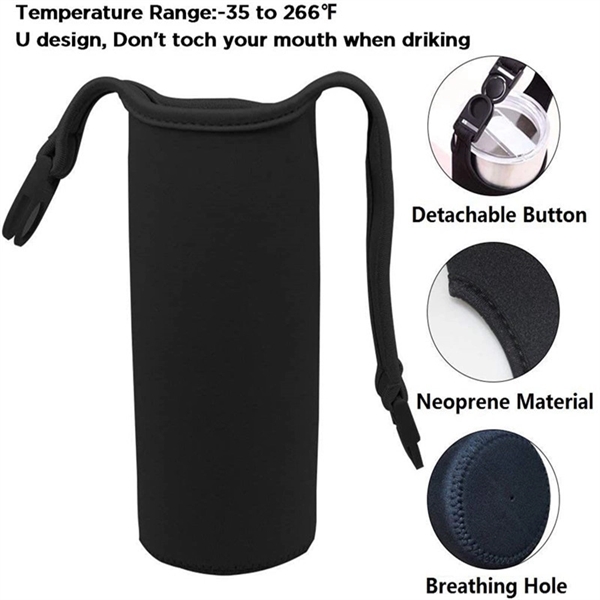 30oz Tumbler Neoprene Sleeve with Handle - 30oz Tumbler Neoprene Sleeve with Handle - Image 2 of 2