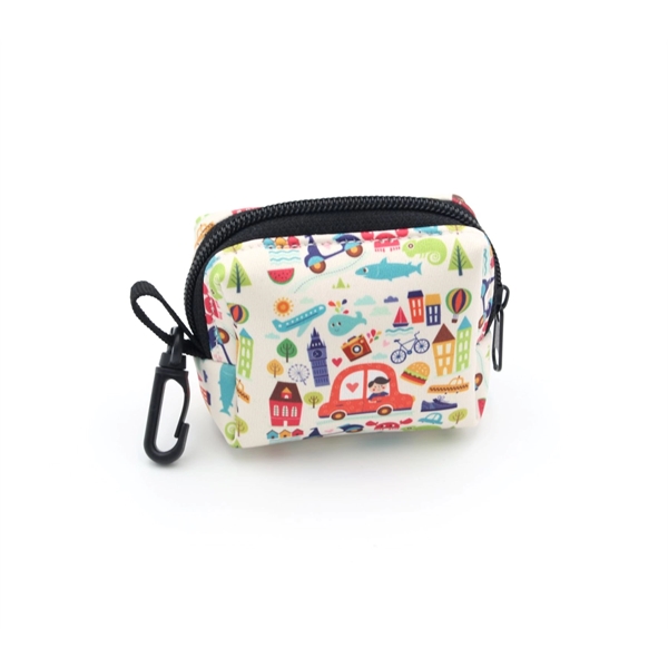 Pet Poop Waste Sublimation Bag Dispenser w/ Metal Carabiner - Pet Poop Waste Sublimation Bag Dispenser w/ Metal Carabiner - Image 2 of 5
