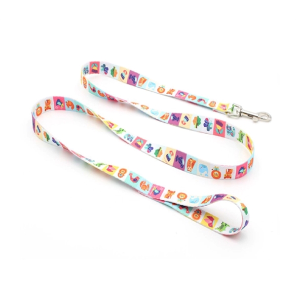 1"72" rPET Ecofriendly Sublimation Pet Leash Metal Carabiner - 1"72" rPET Ecofriendly Sublimation Pet Leash Metal Carabiner - Image 3 of 4