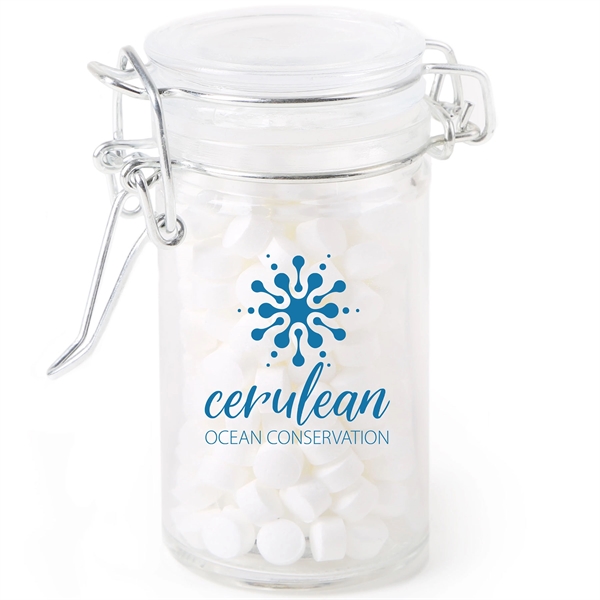 Round Glass Mint Jar - Round Glass Mint Jar - Image 1 of 1