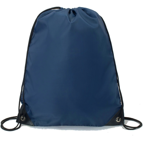 Heavy Duty Drawstring Backpack w/ Reinforced Edge (14"x18") - Heavy Duty Drawstring Backpack w/ Reinforced Edge (14"x18") - Image 5 of 23