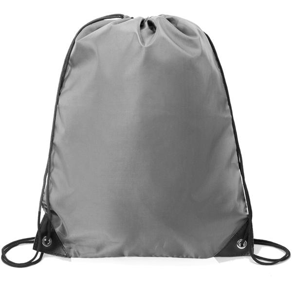 Heavy Duty Drawstring Backpack w/ Reinforced Edge (14"x18") - Heavy Duty Drawstring Backpack w/ Reinforced Edge (14"x18") - Image 8 of 23
