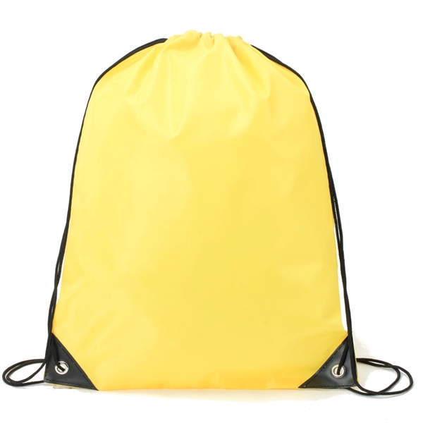 Heavy Duty Drawstring Backpack w/ Reinforced Edge (14"x18") - Heavy Duty Drawstring Backpack w/ Reinforced Edge (14"x18") - Image 10 of 23