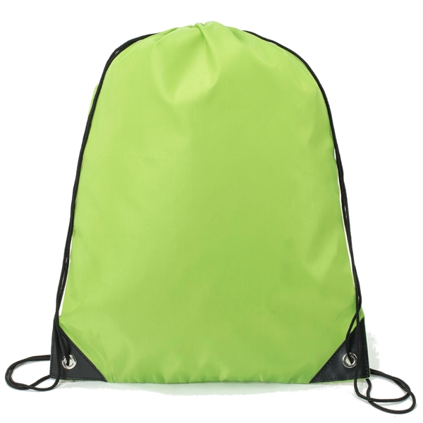 Heavy Duty Drawstring Backpack w/ Reinforced Edge (14"x18") - Heavy Duty Drawstring Backpack w/ Reinforced Edge (14"x18") - Image 12 of 23