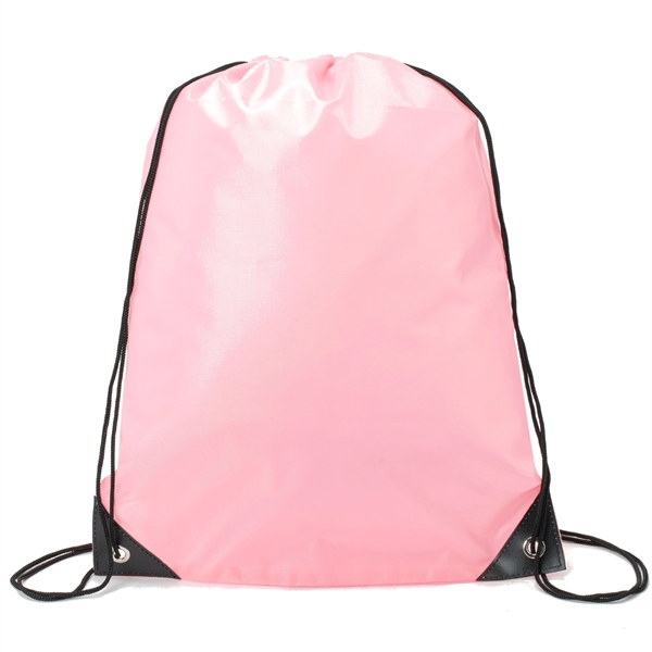 Heavy Duty Drawstring Backpack w/ Reinforced Edge (14"x18") - Heavy Duty Drawstring Backpack w/ Reinforced Edge (14"x18") - Image 14 of 23