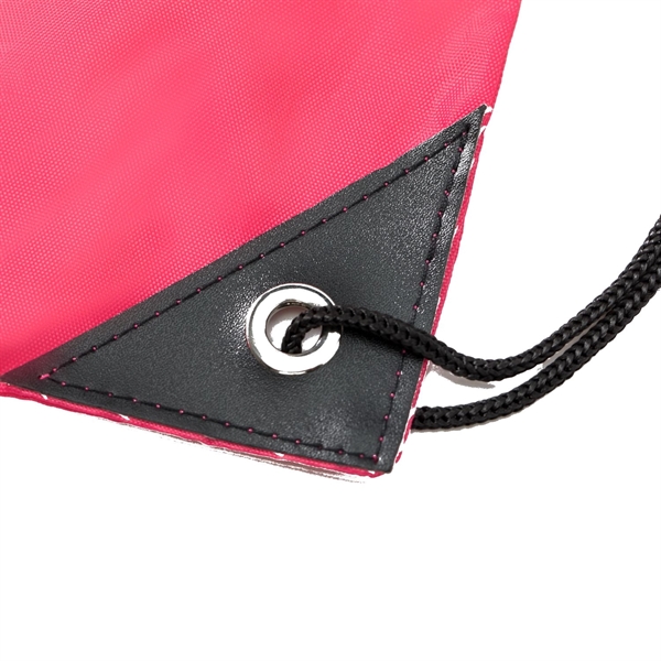 Heavy Duty Drawstring Backpack w/ Reinforced Edge (14"x18") - Heavy Duty Drawstring Backpack w/ Reinforced Edge (14"x18") - Image 3 of 23
