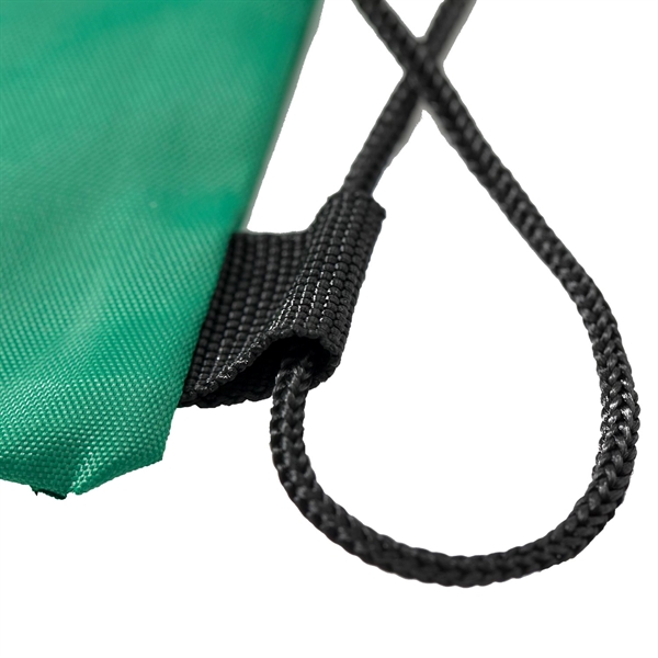 Premium Cinch Drawstring Backpack w Side Mesh Pocket 14"x18" - Premium Cinch Drawstring Backpack w Side Mesh Pocket 14"x18" - Image 5 of 25