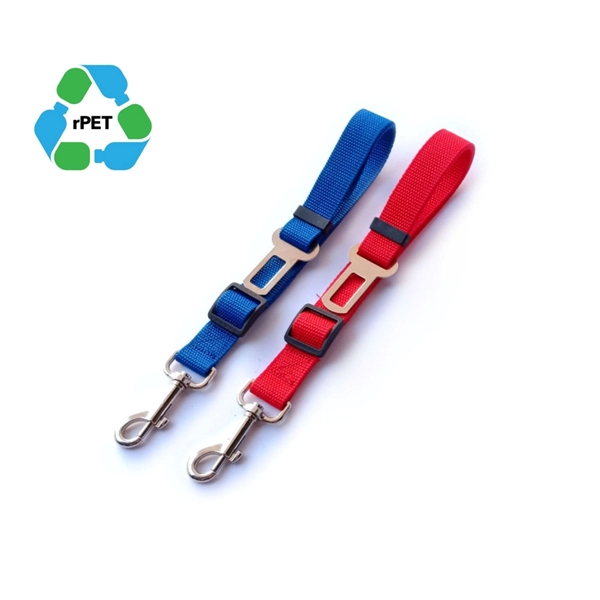 1"x24" rPET Adjustable Pet Safety Seatbelt Leash - 1"x24" rPET Adjustable Pet Safety Seatbelt Leash - Image 2 of 7
