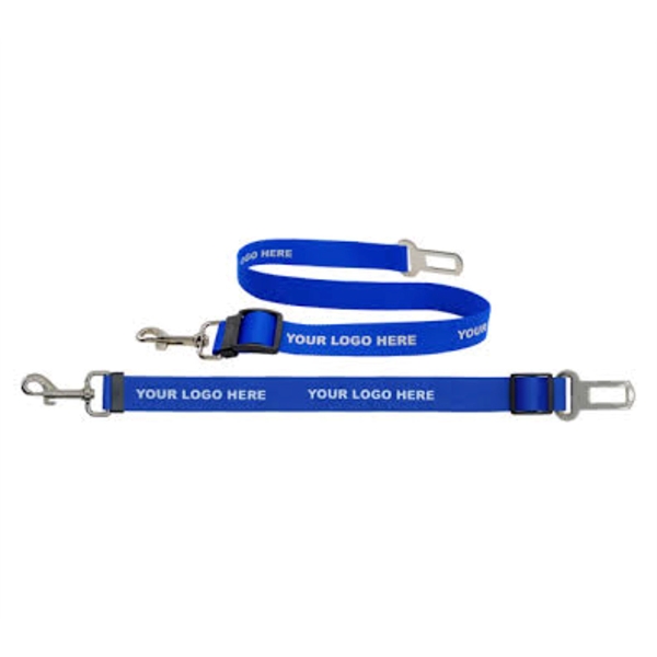 1"x24" Adjustable Pet Safety Polyester Seatbelt Leash - 1"x24" Adjustable Pet Safety Polyester Seatbelt Leash - Image 0 of 6