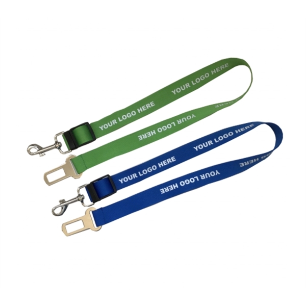 1"x24" Adjustable Pet Safety Polyester Seatbelt Leash - 1"x24" Adjustable Pet Safety Polyester Seatbelt Leash - Image 1 of 6