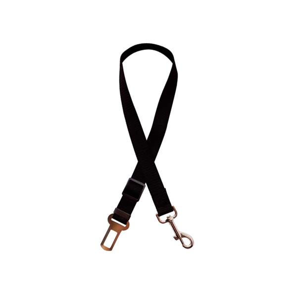 1"x24" Adjustable Pet Safety Polyester Seatbelt Leash - 1"x24" Adjustable Pet Safety Polyester Seatbelt Leash - Image 5 of 6