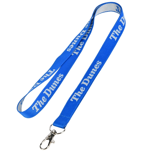 3/4" Woven Lanyard w/ Custom Logo - 3/4" Woven Lanyard w/ Custom Logo - Image 4 of 7