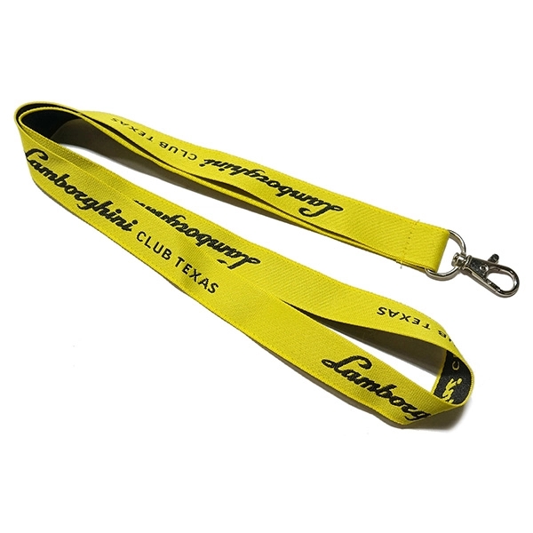 3/4" Woven Lanyard w/ Custom Logo - 3/4" Woven Lanyard w/ Custom Logo - Image 0 of 7