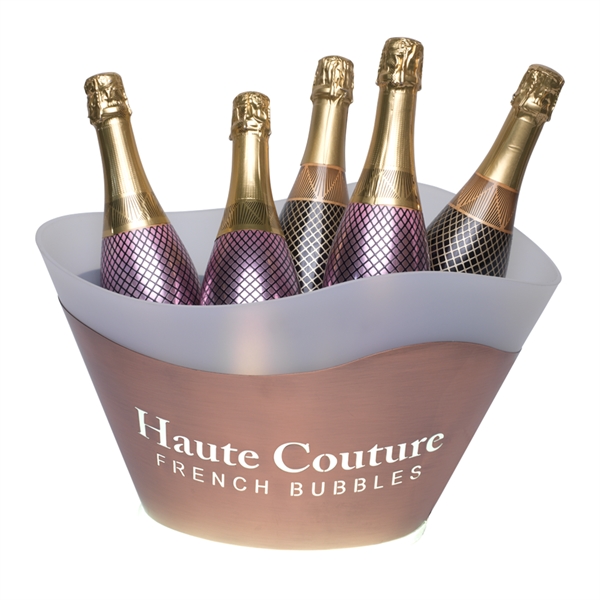 Half Metal LED Ice Bucket - Half Metal LED Ice Bucket - Image 2 of 4