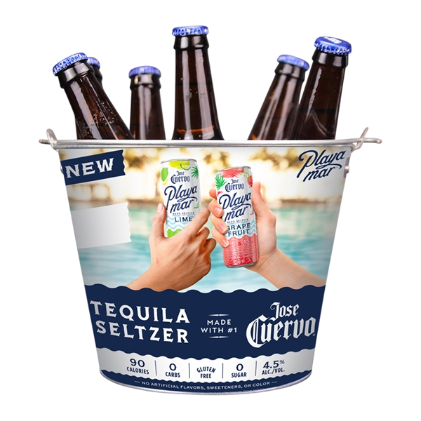 Metal Beer Ice Bucket - Metal Beer Ice Bucket - Image 5 of 7