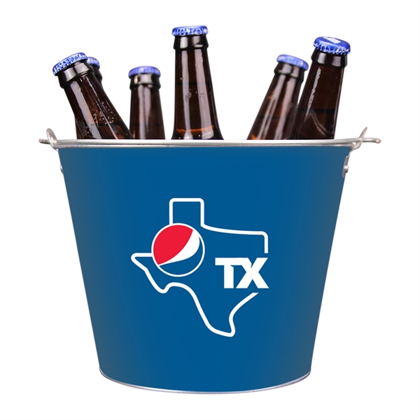 Metal Beer Ice Bucket - Metal Beer Ice Bucket - Image 6 of 7