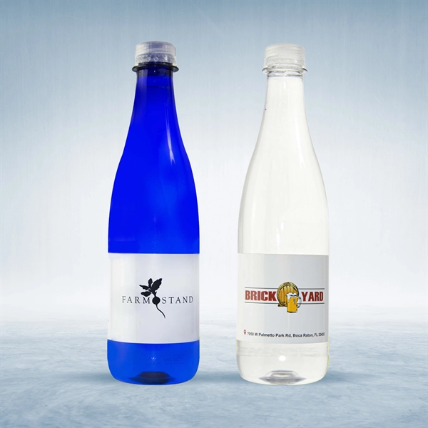 16.9oz / 500ml Glastic Champagne Style Bottles Clear or Blue - 16.9oz / 500ml Glastic Champagne Style Bottles Clear or Blue - Image 0 of 3