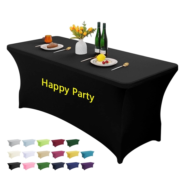 6FT Spandex Table Cover - 6FT Spandex Table Cover - Image 0 of 2