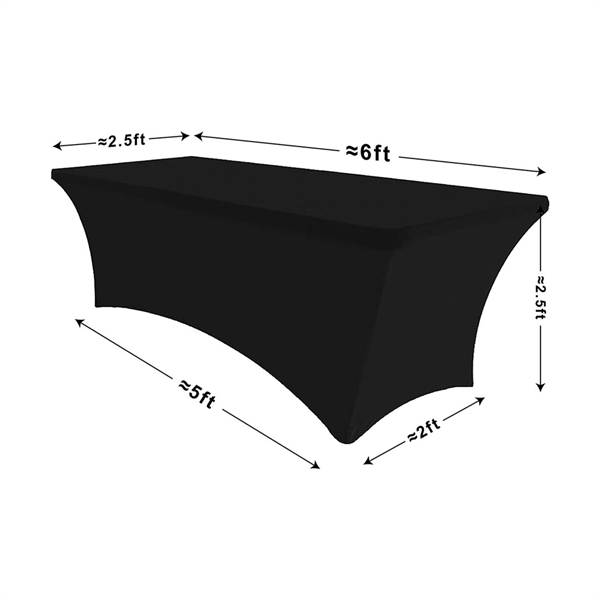 6FT Spandex Table Cover - 6FT Spandex Table Cover - Image 1 of 2