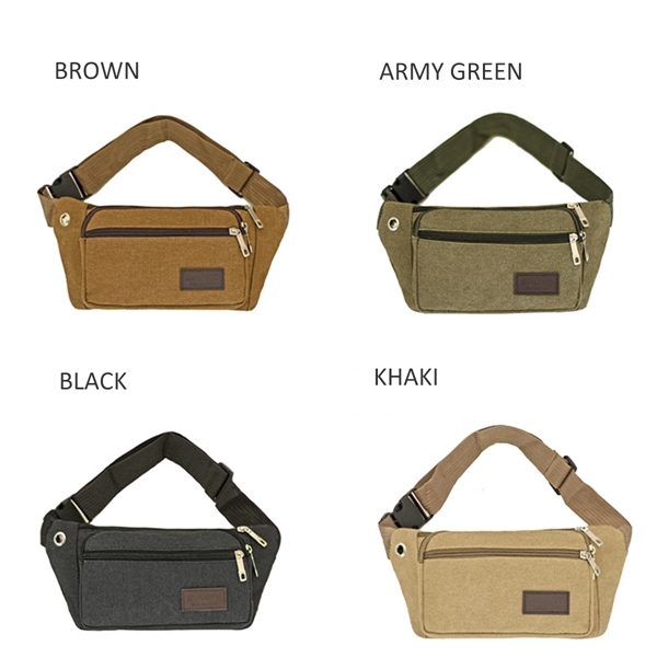 Canvas Fanny Pack For Men And Wommen - Canvas Fanny Pack For Men And Wommen - Image 1 of 2