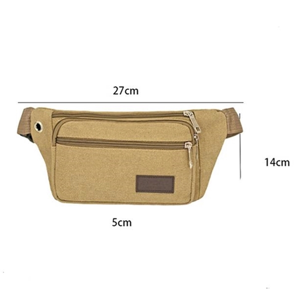 Canvas Fanny Pack For Men And Wommen - Canvas Fanny Pack For Men And Wommen - Image 2 of 2