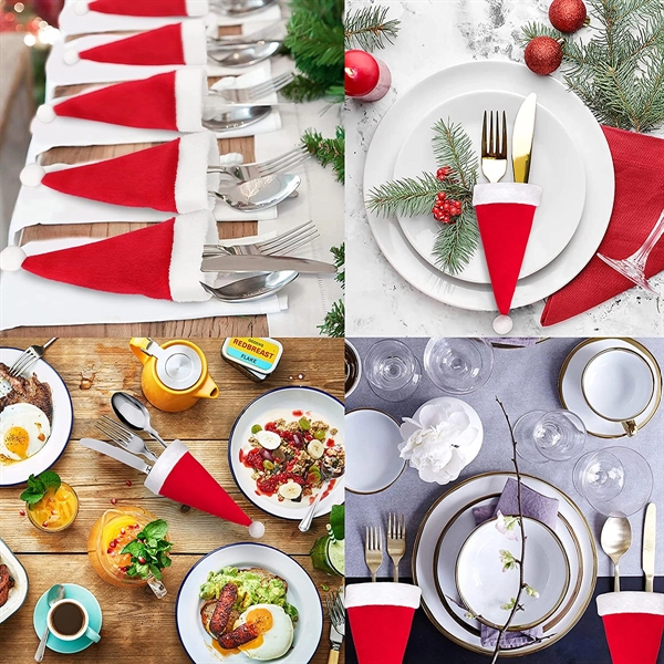 Tableware Fork Set Christmas Hat - Tableware Fork Set Christmas Hat - Image 2 of 4